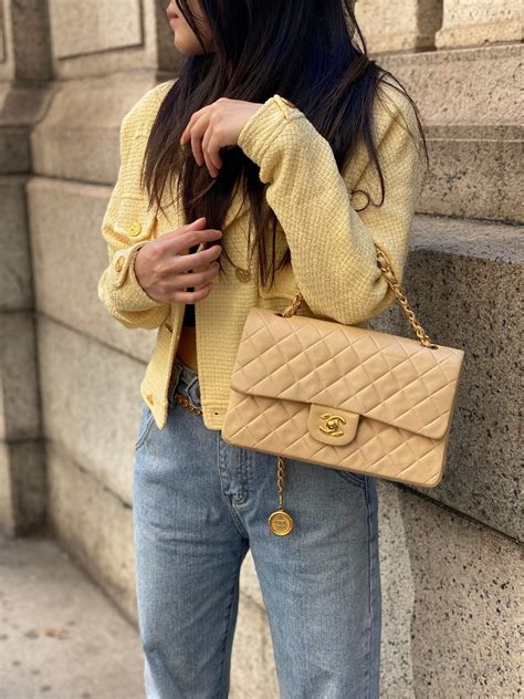 chanel beige shirt